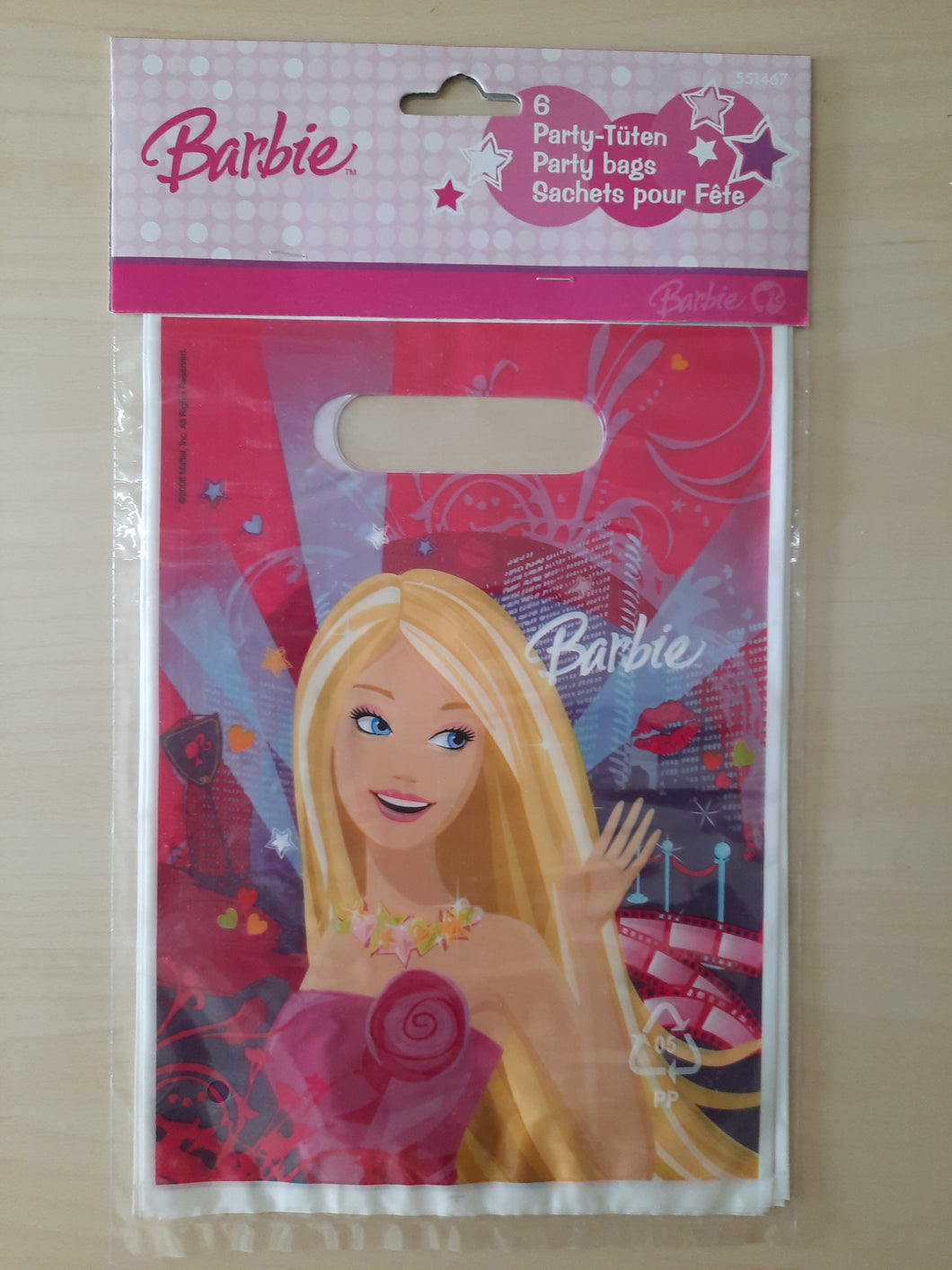 Barbie kilekottide pakk (6 tk)